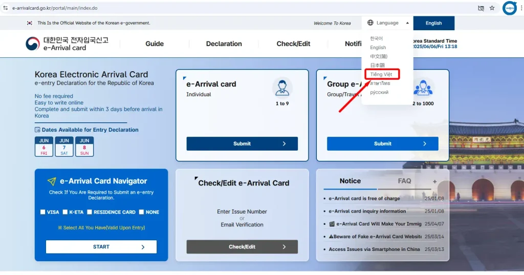 Kiểm tra tỷ lệ đậu visa